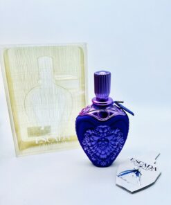 ESCADA COLLECTION COUTURE – 1998 PURPLE VELVET HEART BOTTLE – 50ML EDP – FRANCE
