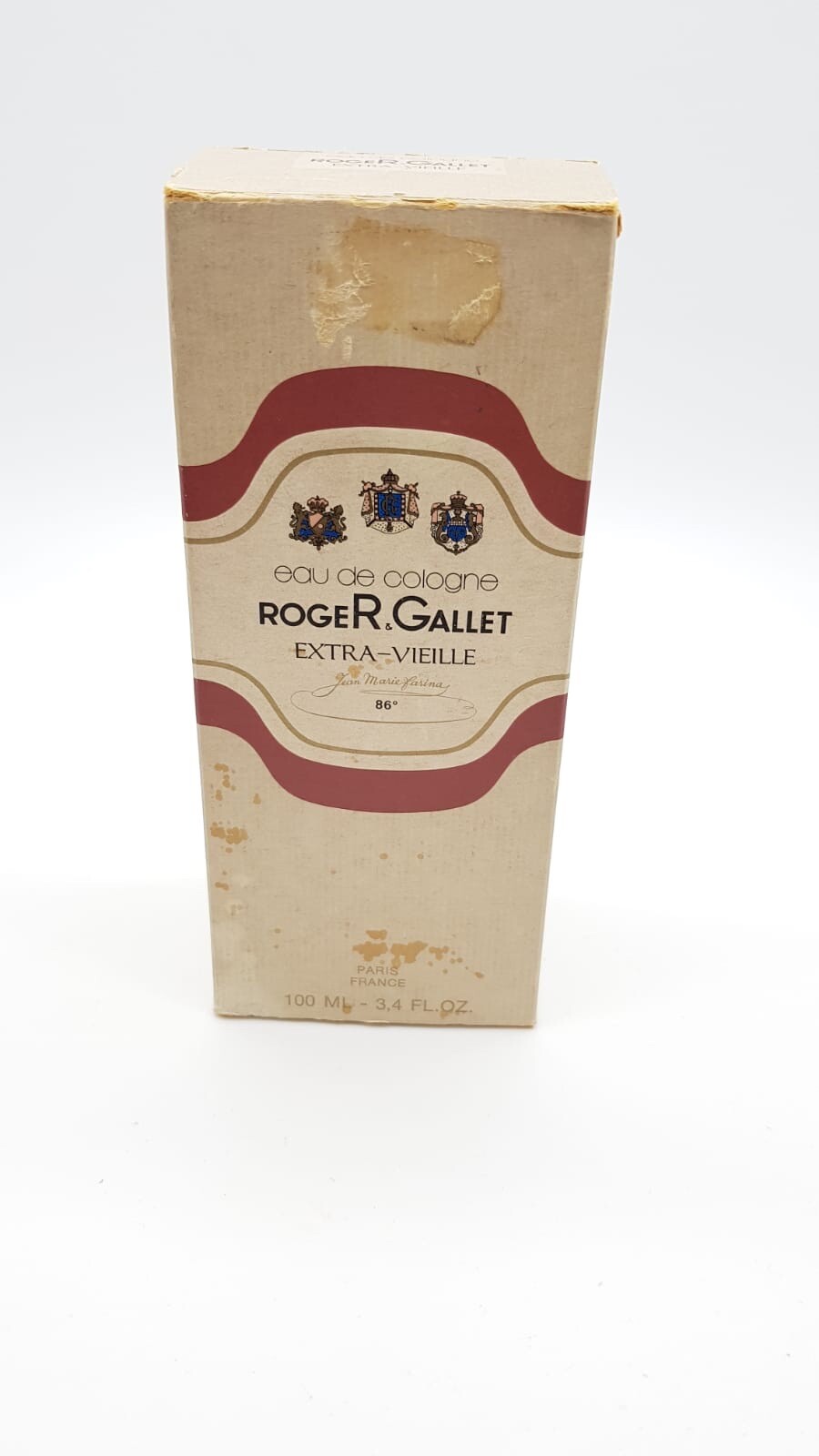 ROGER & GALLET - JEAN MARIE FARINA - EXTRA VIEILLE - 100ML EDC SPLASH - VINTAGE - Image 3