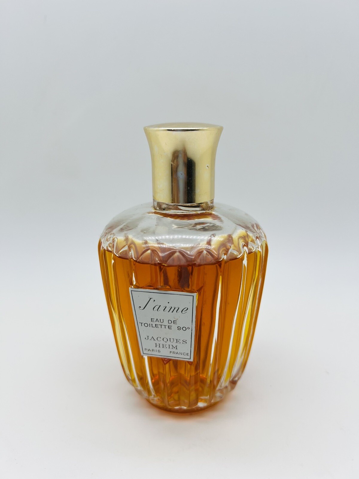 J'AIME BY JACQUES HEIM - EAU DE TOILETTE - SPLASH - VINTAGE - SOLD AS SEEN