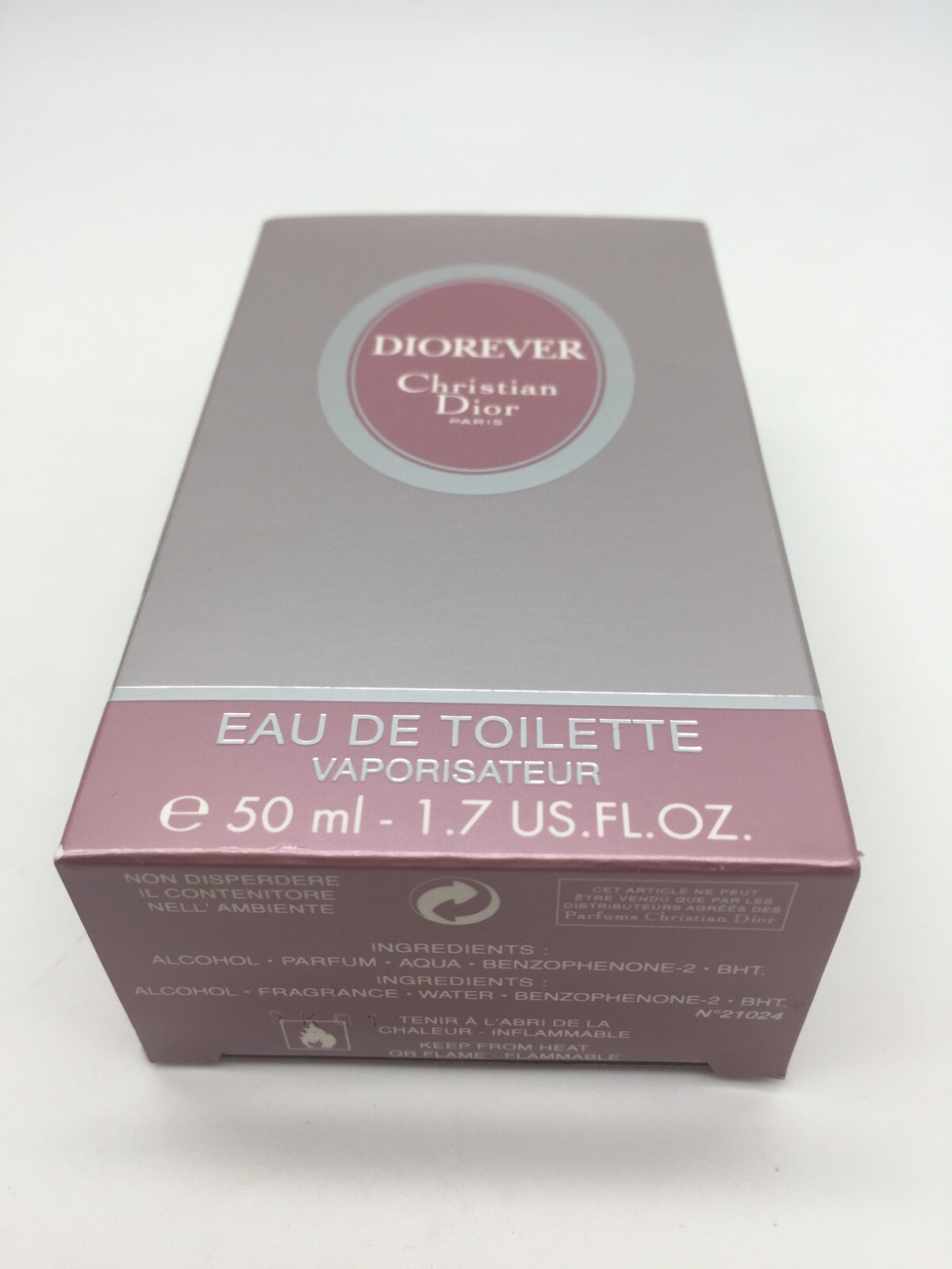 CHRISTIAN DIOR DIOREVER 50ML EDT SPRAY VINTAGE PERFUME NEW BOXED RARE - Image 4